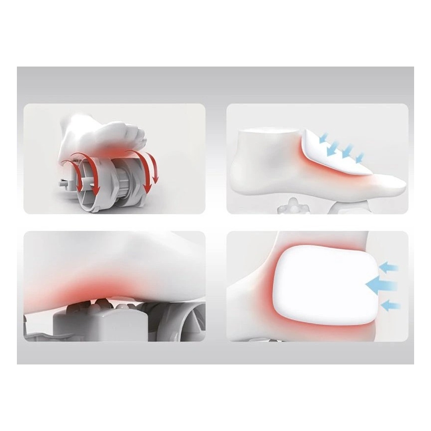 Beper - Masážní přístroj nohou SHIATSU 36W/230V + dálkové ovládání