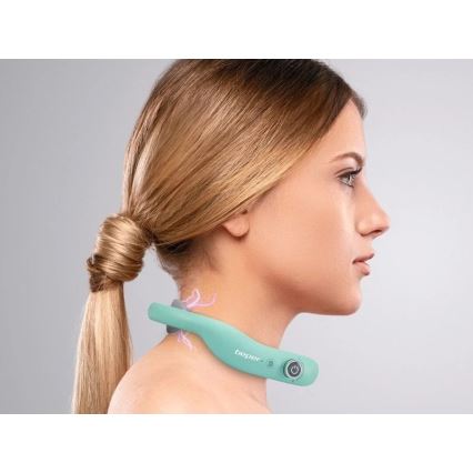 Beper - Nabíjecí masážní přístroj krku EMS 5V/900 mAh mintová