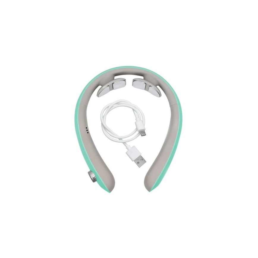 Beper - Nabíjecí masážní přístroj krku EMS 5V/900 mAh mintová