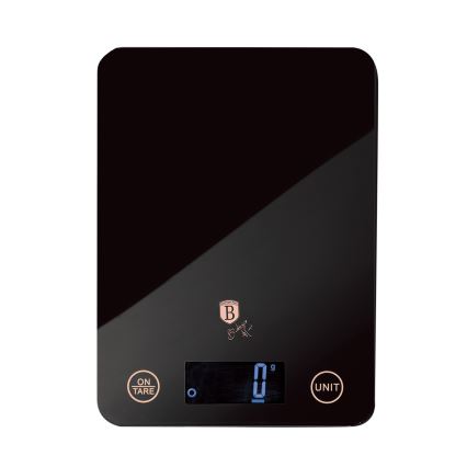 BerlingerHaus - Digitální kuchyňská váha s LCD displejem 2xAAA černá