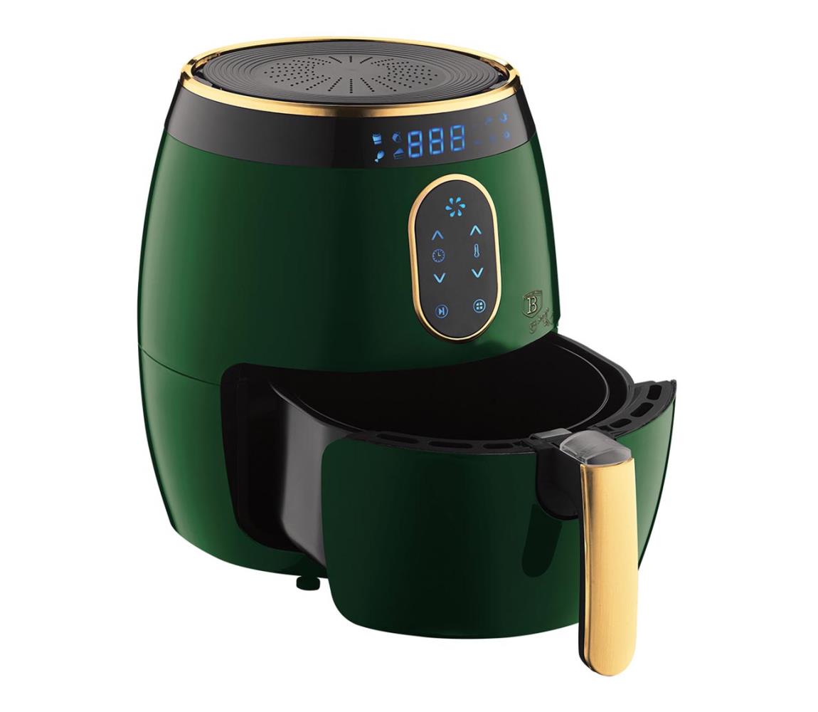 BerlingerHaus BerlingerHaus - Horkovzdušná fritéza 3,2 l 1350W/230V/30min zelená/zlatá BH0127