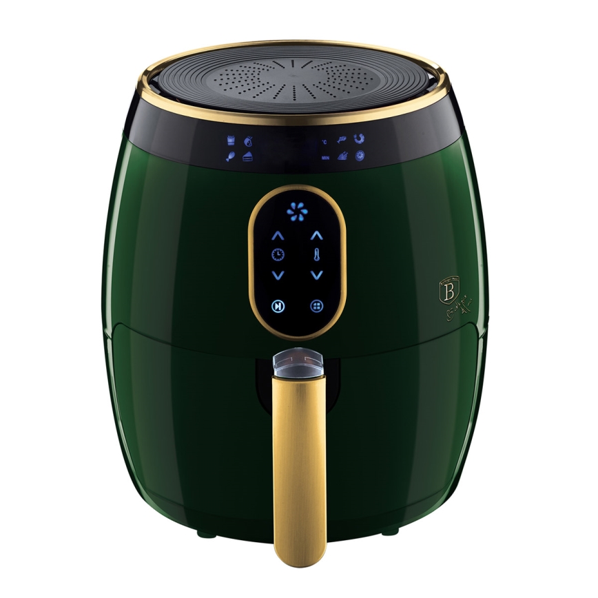 BerlingerHaus - Horkovzdušná fritéza 3,2 l 1350W/230V/30min zelená/zlatá