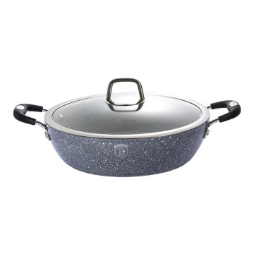 BerlingerHaus - Kastrol s mramorovým povrchem + poklice 20 cm šedá