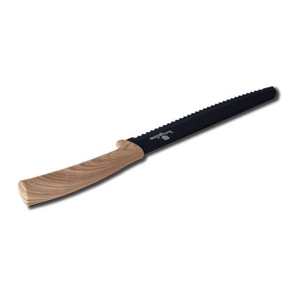 BerlingerHaus - Nerezový nůž na chléb 20 cm černá/hnědá
