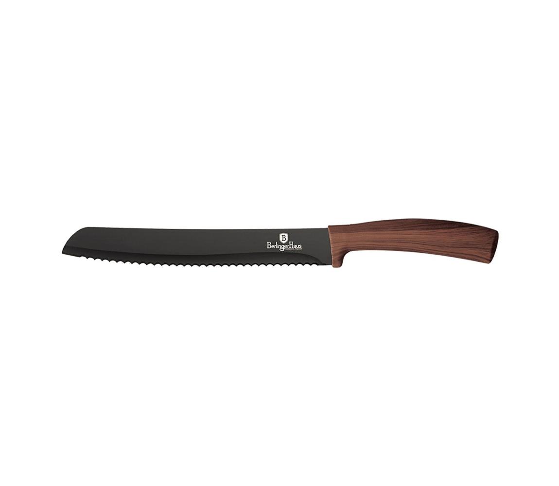 BerlingerHaus BerlingerHaus - Nerezový nůž na chléb 20 cm černá/hnědá BH0117