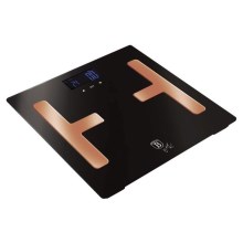 BerlingerHaus - Osobní váha s LCD displejem 2xAAA černá/rose gold