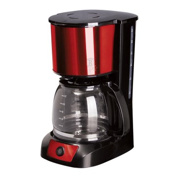 BerlingerHaus - Překapávací kávovar 1,5 l s funkcí uchování teploty červená