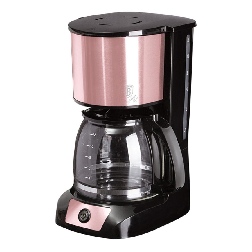 BerlingerHaus - Překapávací kávovar 1,5l s uchováním teploty 800W/230V rose gold