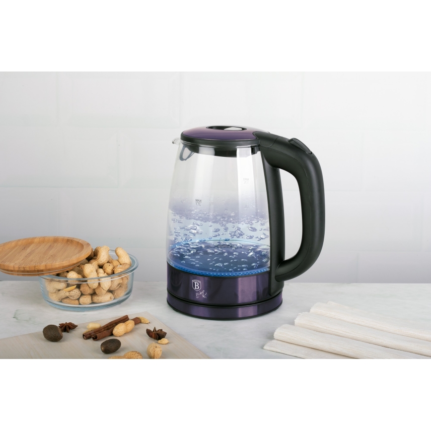 BerlingerHaus - Rychlovarná konvice 1,7 l 2200W/230V nerez/fialová