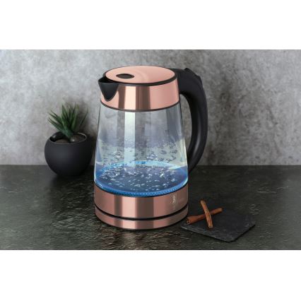 BerlingerHaus - Rychlovarná konvice 1,7 l 2200W/230V nerez/rose gold
