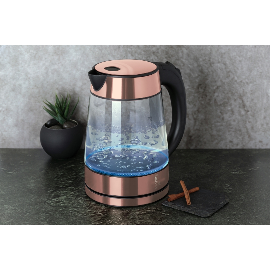 BerlingerHaus - Rychlovarná konvice 1,7 l 2200W/230V nerez/rose gold