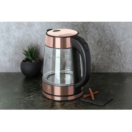 BerlingerHaus - Rychlovarná konvice 1,7 l 2200W/230V nerez/rose gold