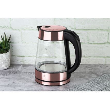 BerlingerHaus - Rychlovarná konvice 1,7 l 2200W/230V nerez/rose gold