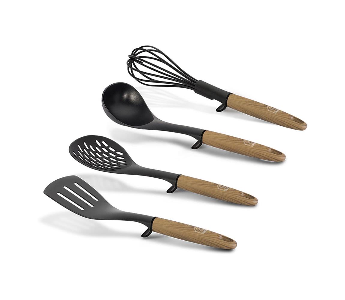 BerlingerHaus BerlingerHaus - Sada kuchyňského náčiní 4 ks černá/hnědá BH0174