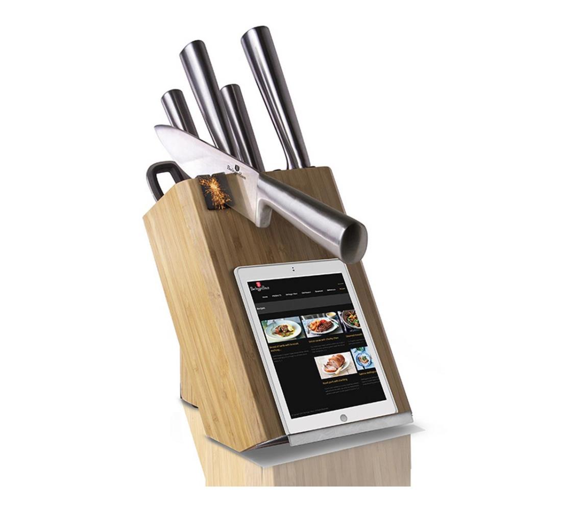 BerlingerHaus BerlingerHaus - Sada nerezových nožů s bambusovým stojanem 7 ks BH0007