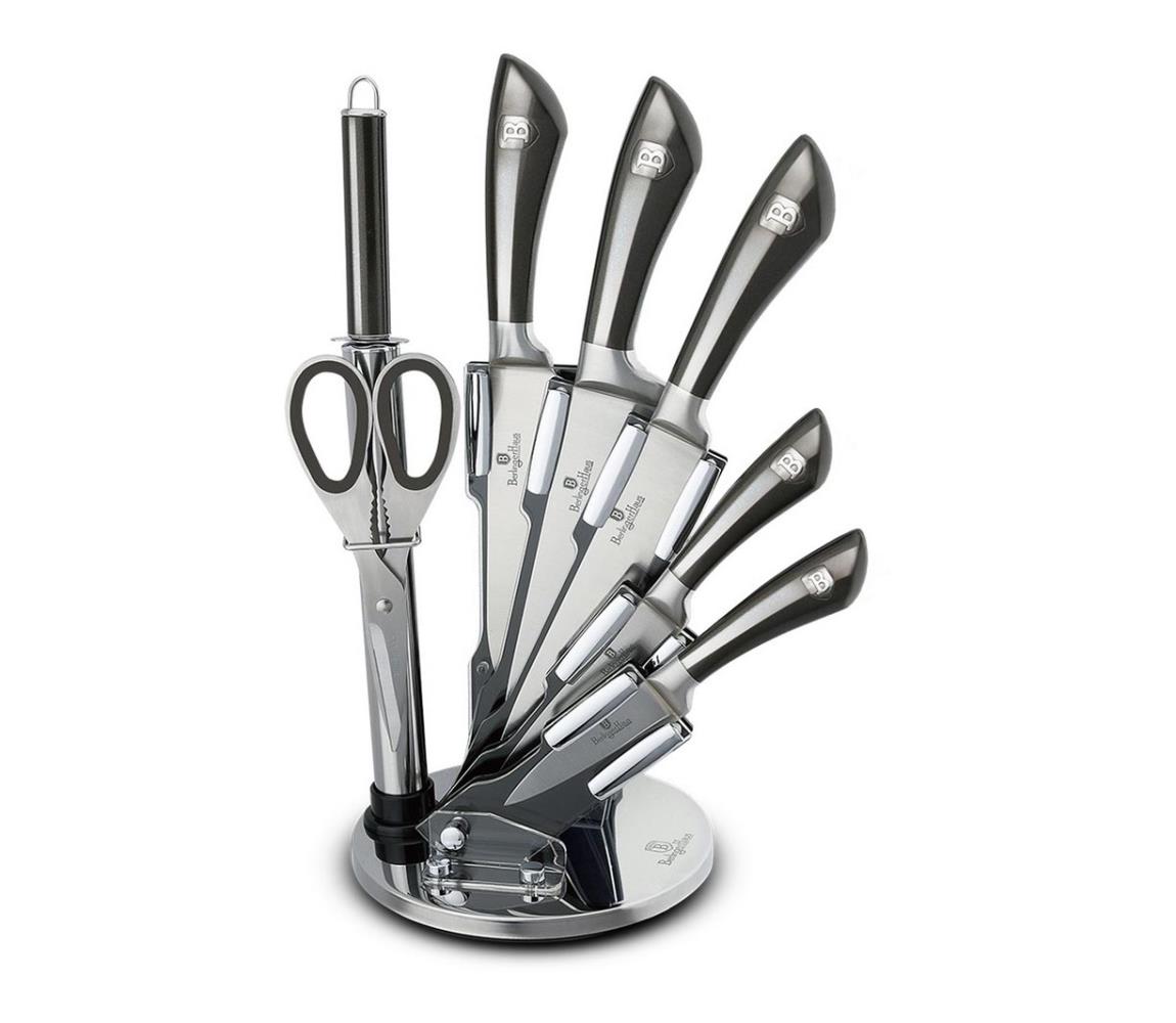 BerlingerHaus BerlingerHaus - Sada nerezových nožů ve stojanu 8 ks černá/nerez BH0033