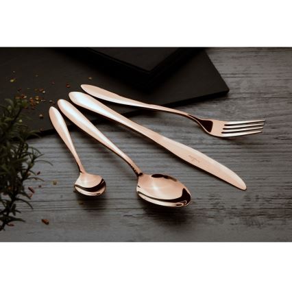 BerlingerHaus - Sada nerezových příborů 24 ks rose gold