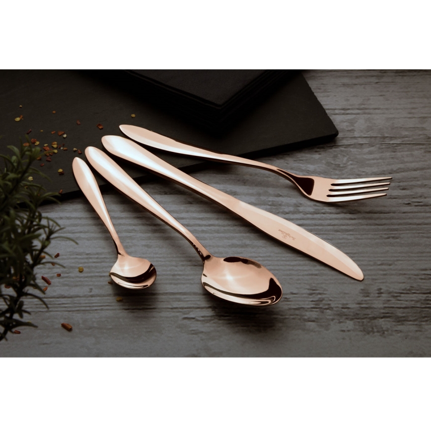 BerlingerHaus - Sada nerezových příborů 24 ks rose gold