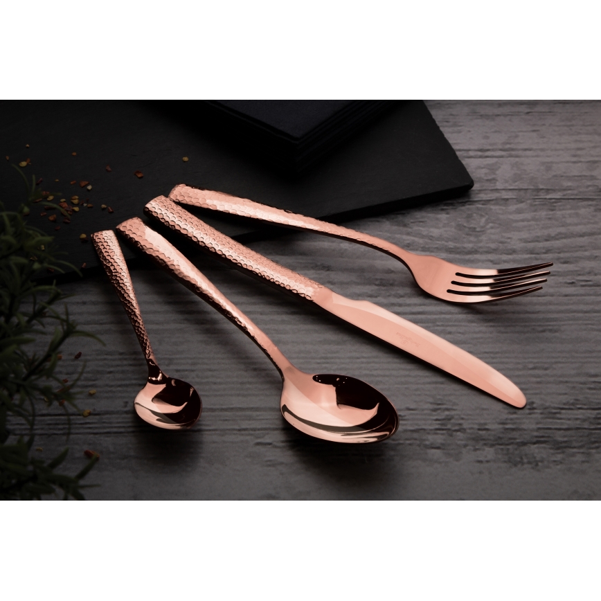 BerlingerHaus - Sada nerezových příborů 24 ks rose gold