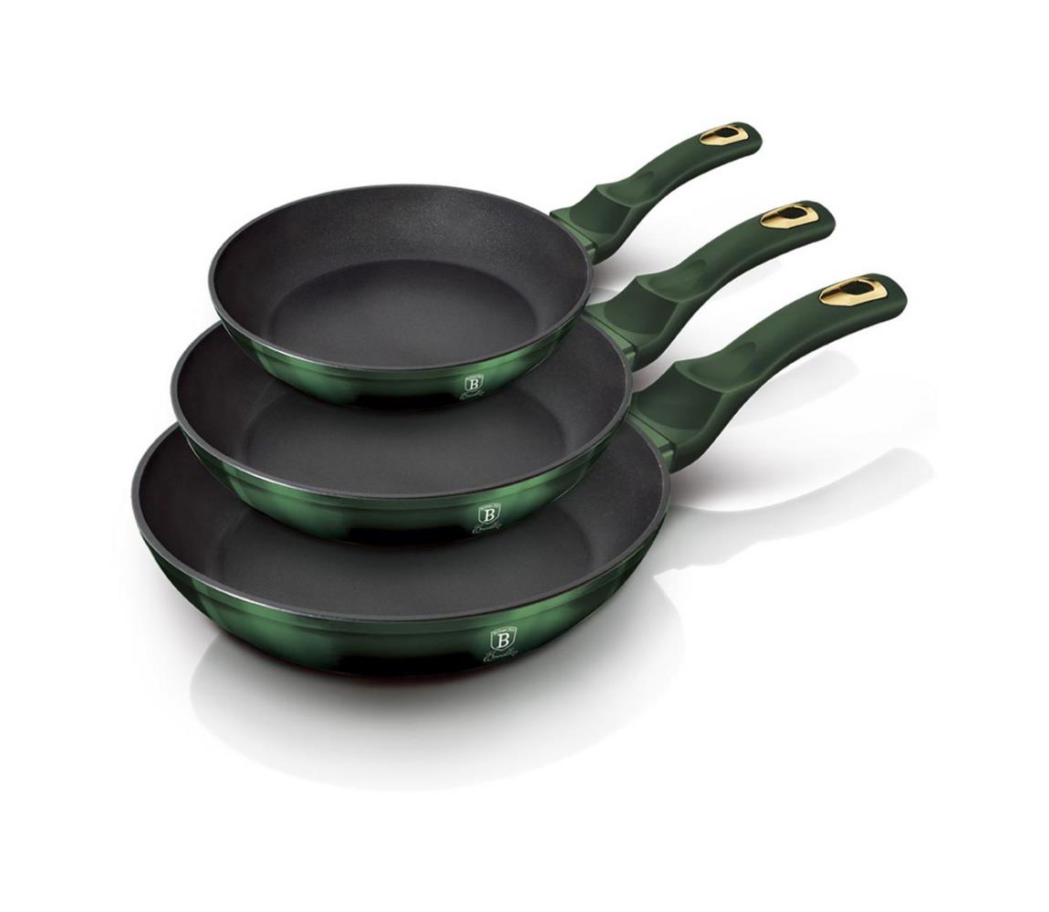 BerlingerHaus BerlingerHaus - Sada pánví 3 ks zelená BH0008