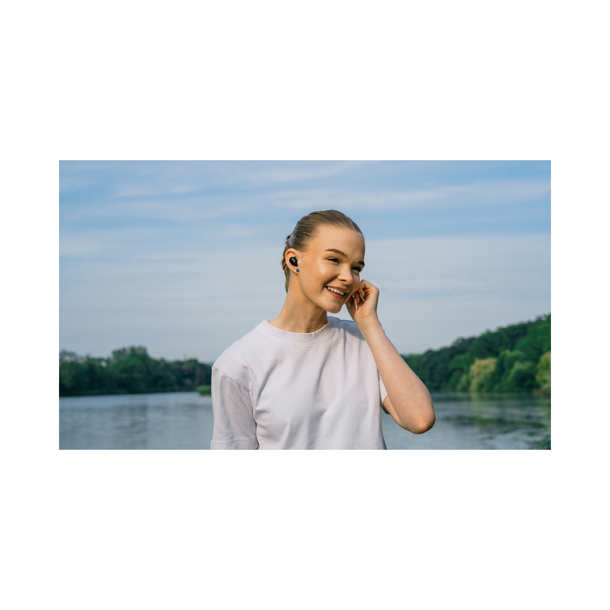 Bezdrátová sluchátka Dots Basic IPX4 černá