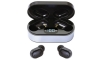 Bezdrátová sluchátka SPORT  Bluetooth V5.0 + LED nabíjecí stanice černá