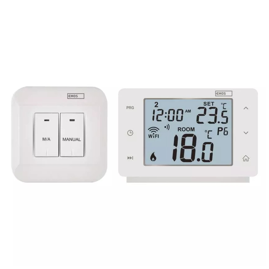 Bezdrátový digitální termostat GoSmart 230V/16A Wi-FI Tuya