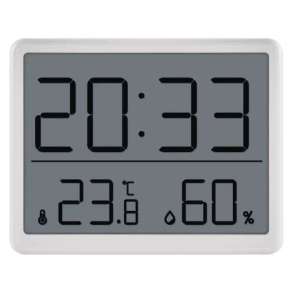 Bezdrátový teploměr s vlhkoměrem 1xCR2032 bílá