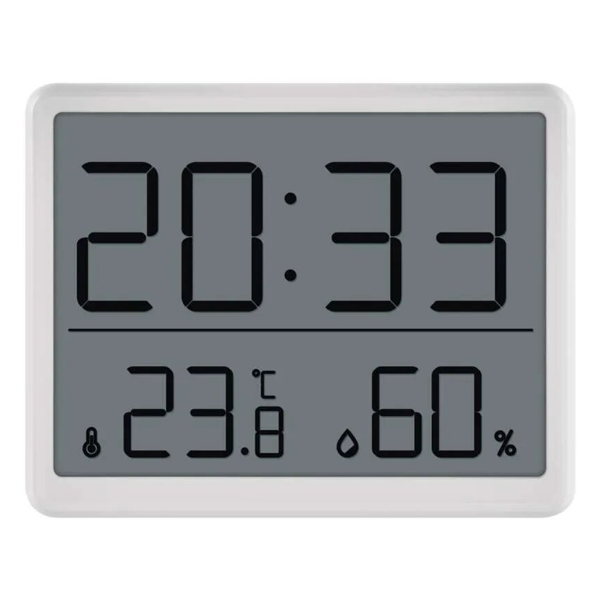 Bezdrátový teploměr s vlhkoměrem 1xCR2032 bílá
