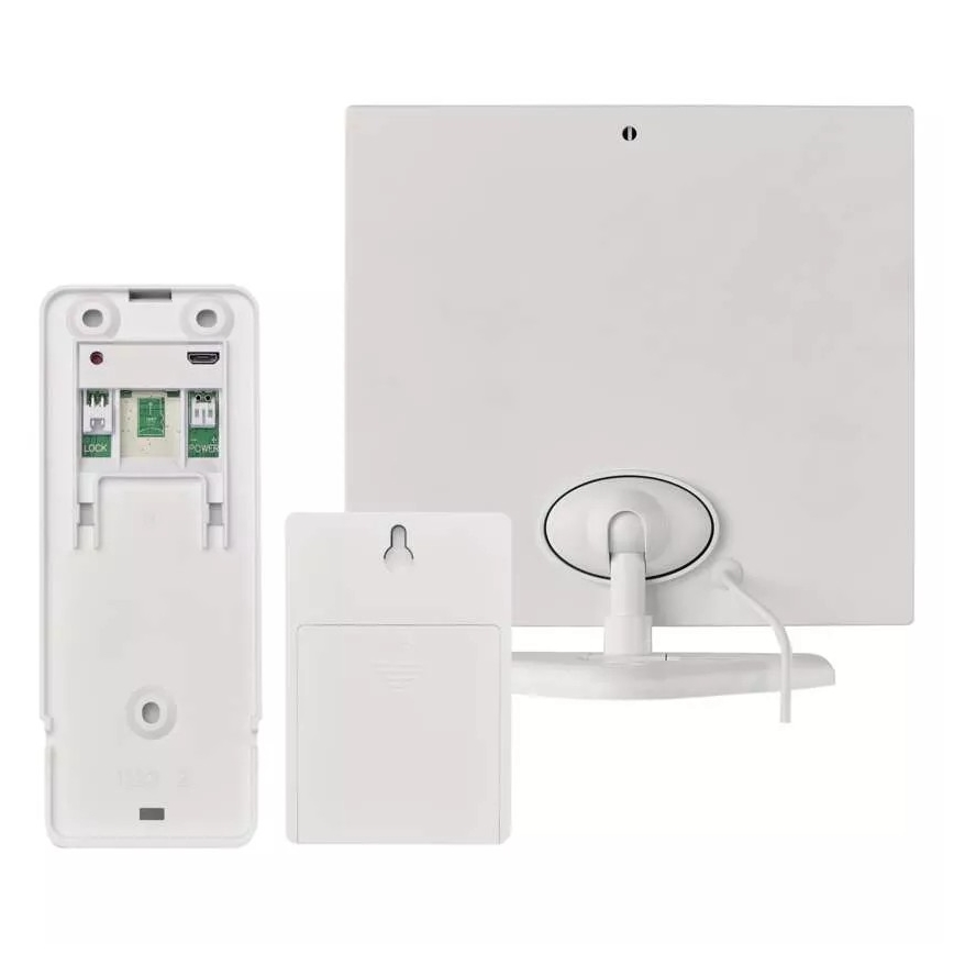 Bezdrátový videozvonek se solárním panelem GoSmart 4400 mAh 3xAA IP44 Wi-Fi Tuya