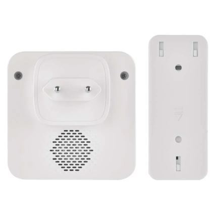 Bezdrátový zvonek do zásuvky GoSmart 230V + 1xCR2032 bílá Wi-Fi