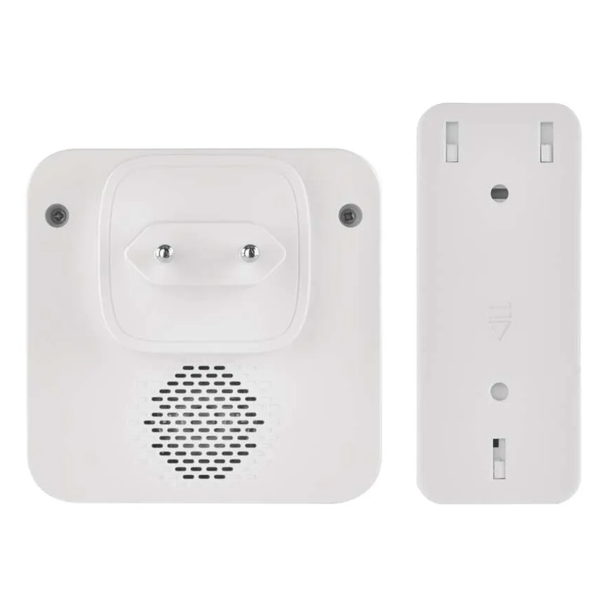 Bezdrátový zvonek do zásuvky GoSmart 230V + 1xCR2032 bílá Wi-Fi