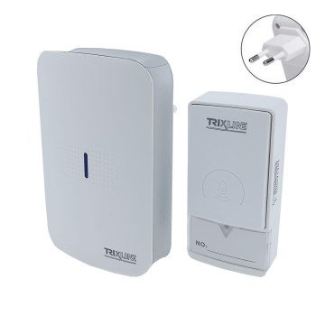 Bezdrátový zvonek do zásuvky PIEZO BELL 230V IP40 bílá