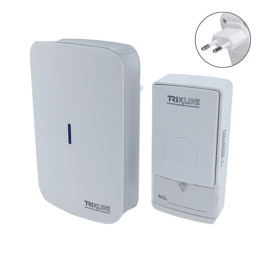 Bezdrátový zvonek do zásuvky PIEZO BELL 230V IP40 bílá