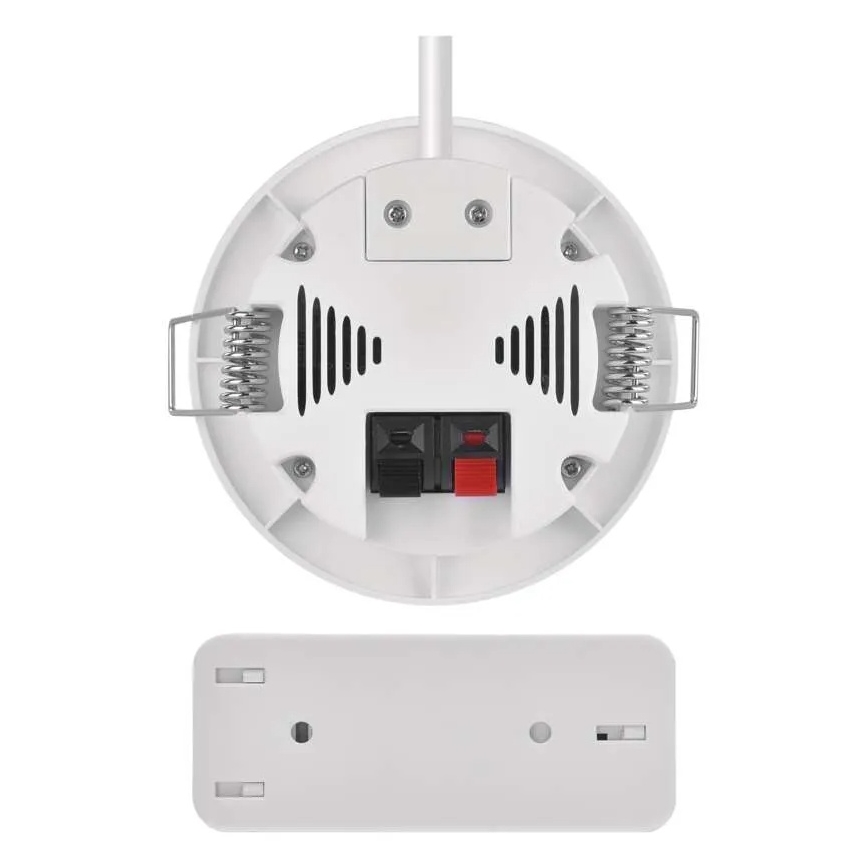 Bezdrátový zvonek vestavný 230V + 1xCR2032 bílá