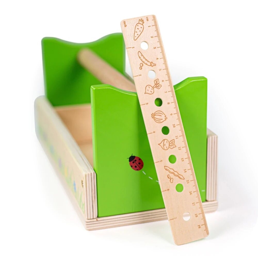 Bigjigs Toys - Zahradnický set v přepravce