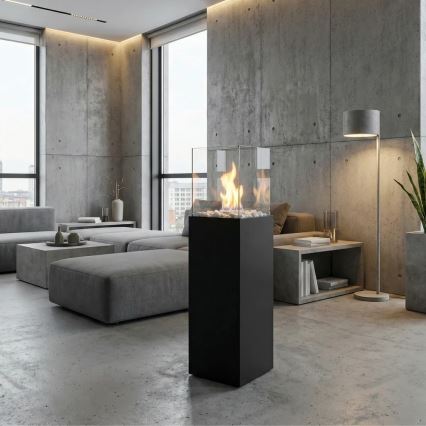 BIO krb ALICANTE 26,5x80,5 cm 2kW černá