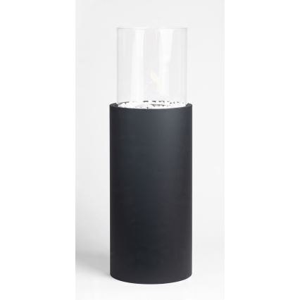 BIO krb ROMA 26,5x80,5 cm 2kW černá + ochranný kryt