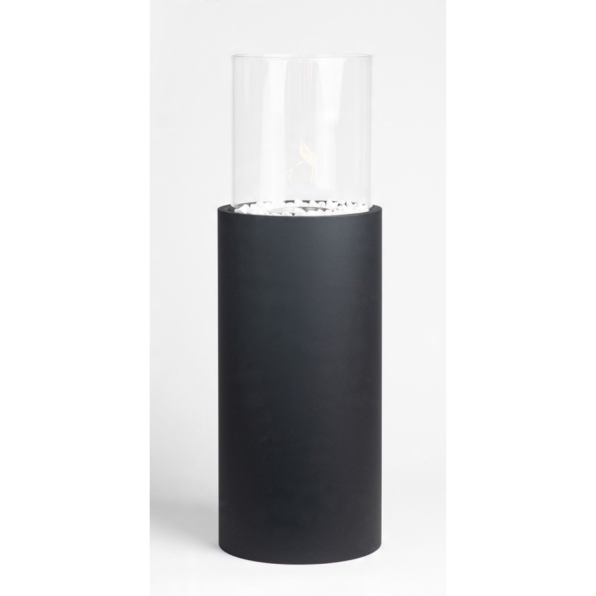 BIO krb ROMA 26,5x80,5 cm 2kW černá + ochranný kryt