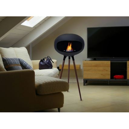 BIO krb TOKIO 45x100 cm 2kW černá