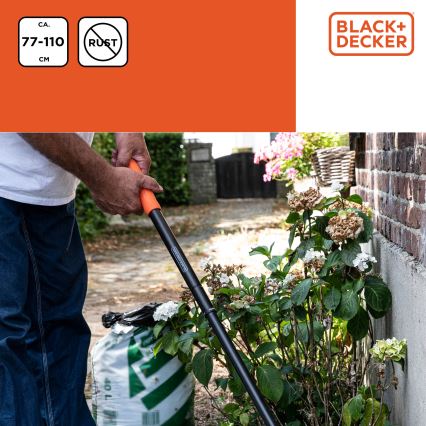 BLACK+DECKER - Teleskopické hrábě 77-110 cm