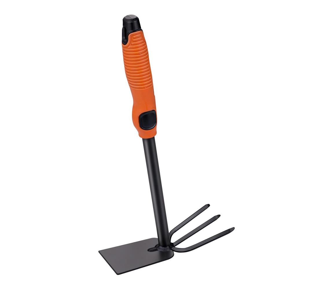 BLACK+DECKER BLACK+DECKER - Zahradní motyčka s kypřičem tříhrotým 30 cm 