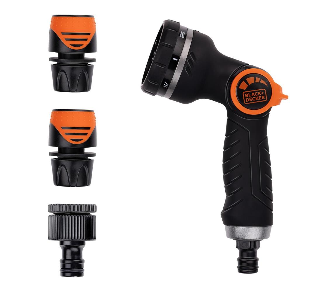 BLACK+DECKER BLACK+DECKER - Zavlažovací pistole se 3 spojkami P5670