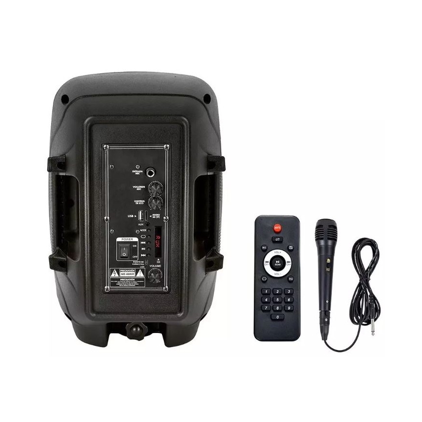 Bluetooth přenosný reproduktor s mikrofonem 15W/3,7V LED RGB + DO
