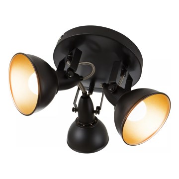 Bodové svítidlo 3xE14/40W/230V černá