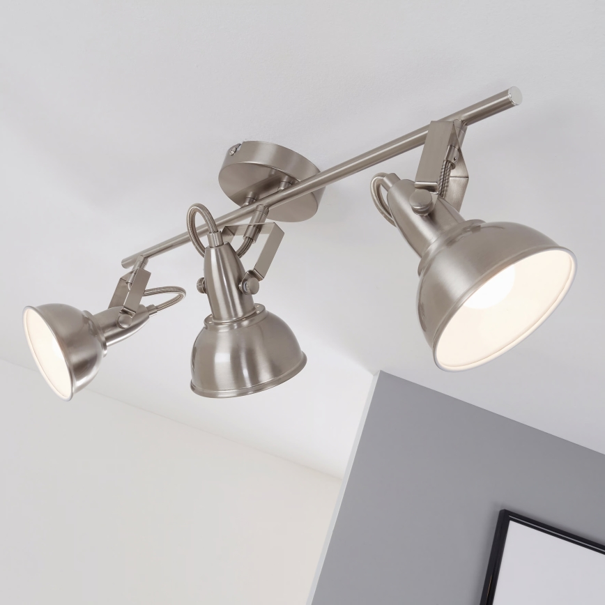 Bodové svítidlo 3xE14/40W/230V matný chrom