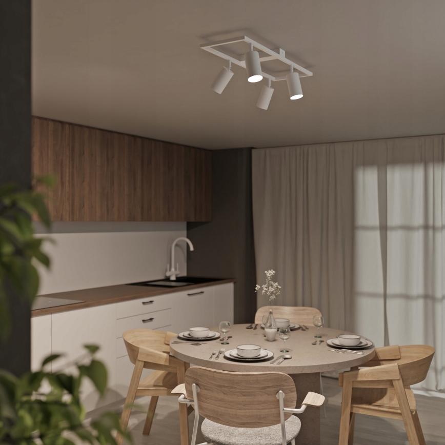 Bodové svítidlo 4xGU10/30W/230V bílá