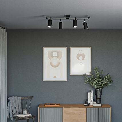 Bodové svítidlo 4xGU10/30W/230V černá