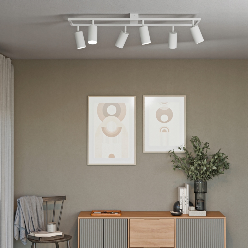 Bodové svítidlo 6xGU10/30W/230V bílá