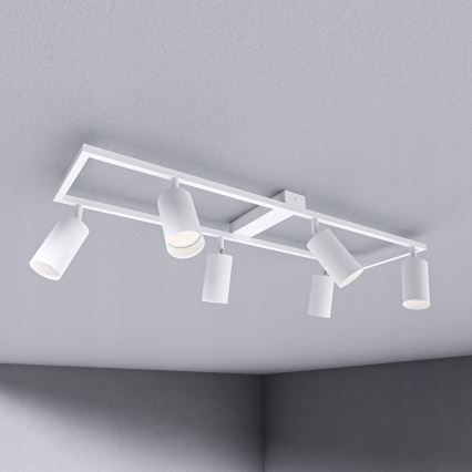 Bodové svítidlo 6xGU10/30W/230V bílá